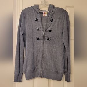 Roxy Gray zip up